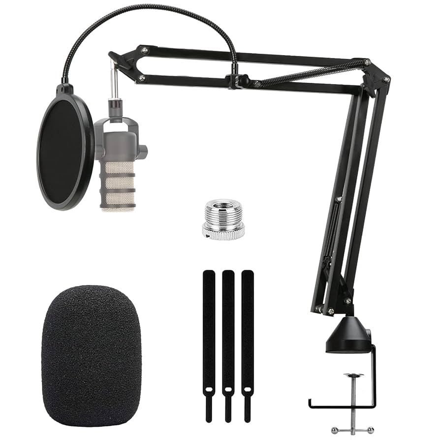 Rode PODMIC ➖ スタンド➖ケーブル ADD-ON PODMIC MICROPHONE KIT (RODE PODMIC, DESK STAND, 3M
